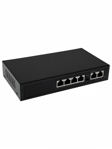 Коммутатор (свитч) на 4 POE ( 802.3af/at ) портов +2 Ethernet порта 100Mbs Орбита OT-VNP35